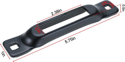 Yaegoo 10 Pack E-Track Single Slot Tie-Down Anchors with Screws for Ratchet Trucks Vans Motorcycles Trailers Cargo Loads