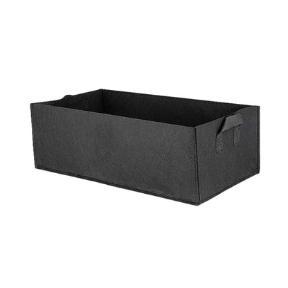 DOITOOL Square Grow Bags 6Pcs Non-Woven Fabric Garden Bed Flower Vegetable Planting Bag Planter Pot Container for Nursery Garden (40x30x20cm Black)