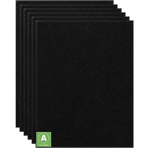 6 Pack HPA300 Pre-Filters for Honeywell HPA300 Air Purifier Series, Premium Quality Activated Carbon Filters Replacement