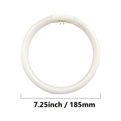 7.25 inch OD,T5 22W Circular Bulb 6400K Daylight,G10q Base 4 pin, Circle Fluorescent Lamp fc8t5/865/G10Q 4Pin Base