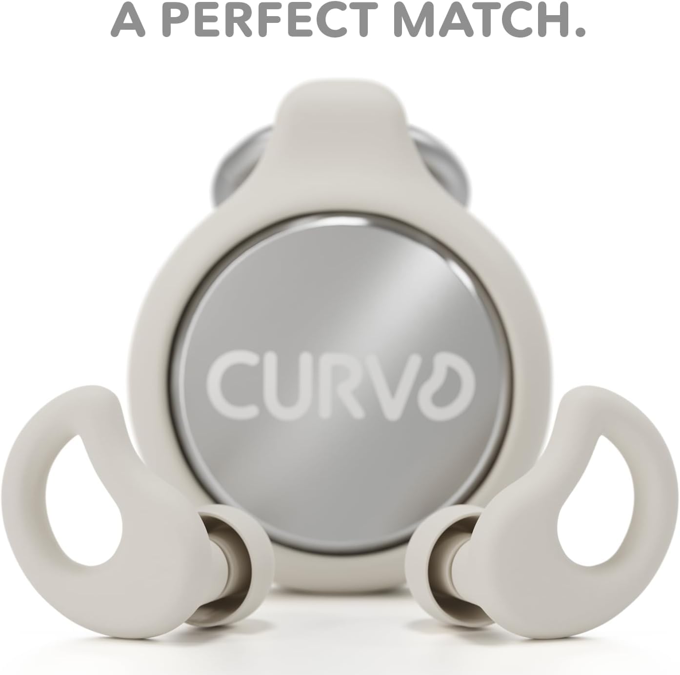 CURVD Everyday Earplugs + Case Clip Bundle, The Perfect earplug for Sleep, Travel, Noise Sensitivity/canceling + Case Clip Package Portable Waterproof Container & Silicone Sleeve for Ear Plugs(Honey)