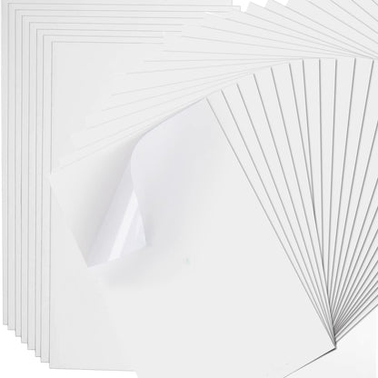 VIKDOOK Printable Vinyl Sticker Paper for Cricut Inkjet Printer Waterproof White Matte Vinyl Decal Paper for Cricut Sheet Size 8.5” X 11”
