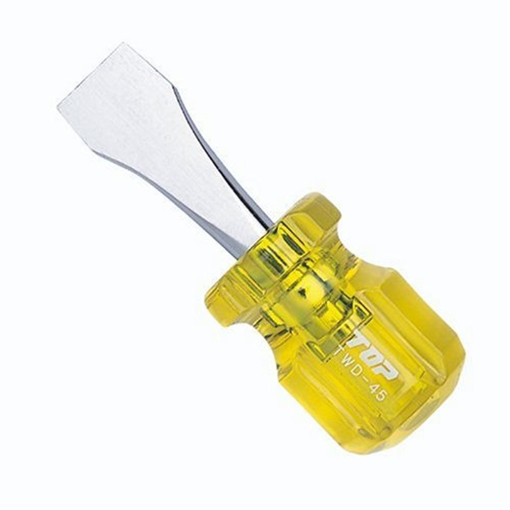 TOP TWD-45 Flat Head Screwdriver, Size 01:45, 0.7" Head, Plumbing Maintenance, Large Screws