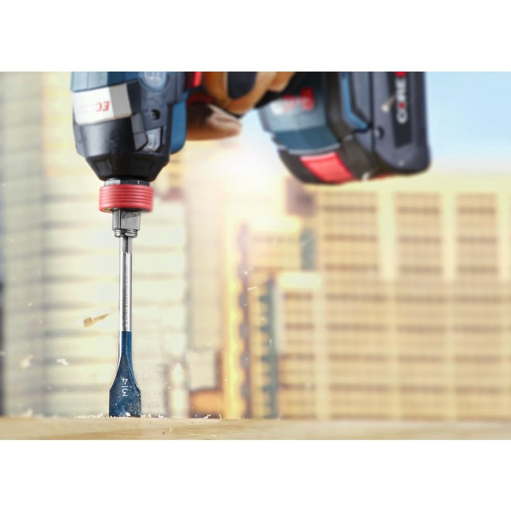 Bosch DQCE1006 Daredevil QC Spade Drill Bit 6 Inch 1/4" Shank Extension Black