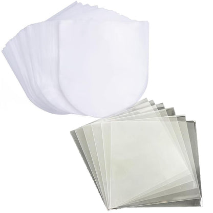 50 Vinyl Record Sleeves Set – 25x Inner + 25x Outer Sleeves – Anti-Static, Acid-Free, 12 Inch LP Protective Covers for Singles, Doubles & Gatefolds