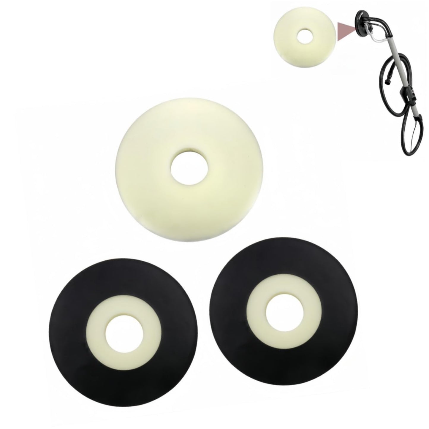 XHYdamile 3Pack 9" Sander Backup Pads,Works with a Variety of 9" Discs Sanding Systems, Compatible with Porter Cable 7800 Drywall Sander