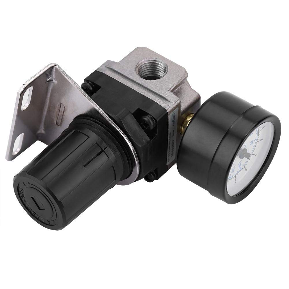 Pneumatic Regulator Adjustable Air Pressure Compressor Control Valve AR2000-02 Thread G1/4 Connection Oil-Water Separator Pressure Reducing Valve