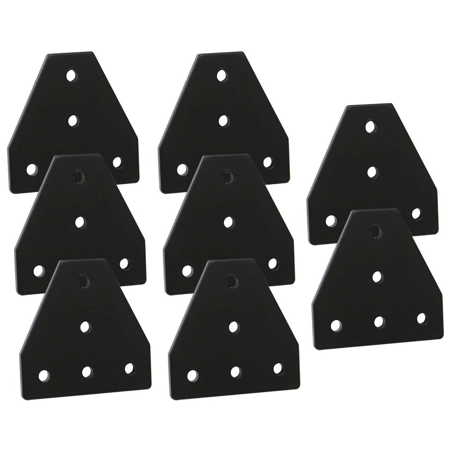 2020 Aluminum Extrusion Connector Bracket Set Included 8PCS Joint Plates,40Pcs M5 T-Slot Nuts and 40Pcs M5x8mm Hex Socket Cap Screw for 2020 Series Aluminum Profile 3D Printer Frame