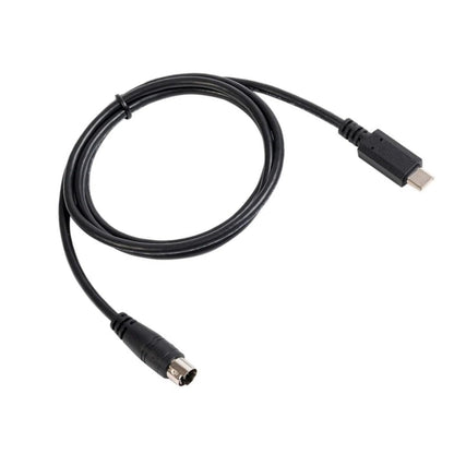 USB-C to Mini-Din MIDI 7 Pin Male Cable, Compatible with IK Multimedia iRig Series HD, HD-A, Keys I/O 25, I/O49, MIDI 2, Pro, Pro Duo, Pro Duo I/O, Pro I/O, Stream,Black (Length: 1.8m/5.9ft)