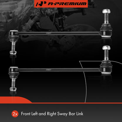 A-Premium 2 x Front Sway Bar Links Stabilizer Bar Links, Compatible with Ford Escape 14-19, Focus 15-18, Transit Connect 14-20, C-Max 15-18, Lincoln MKC 15-19