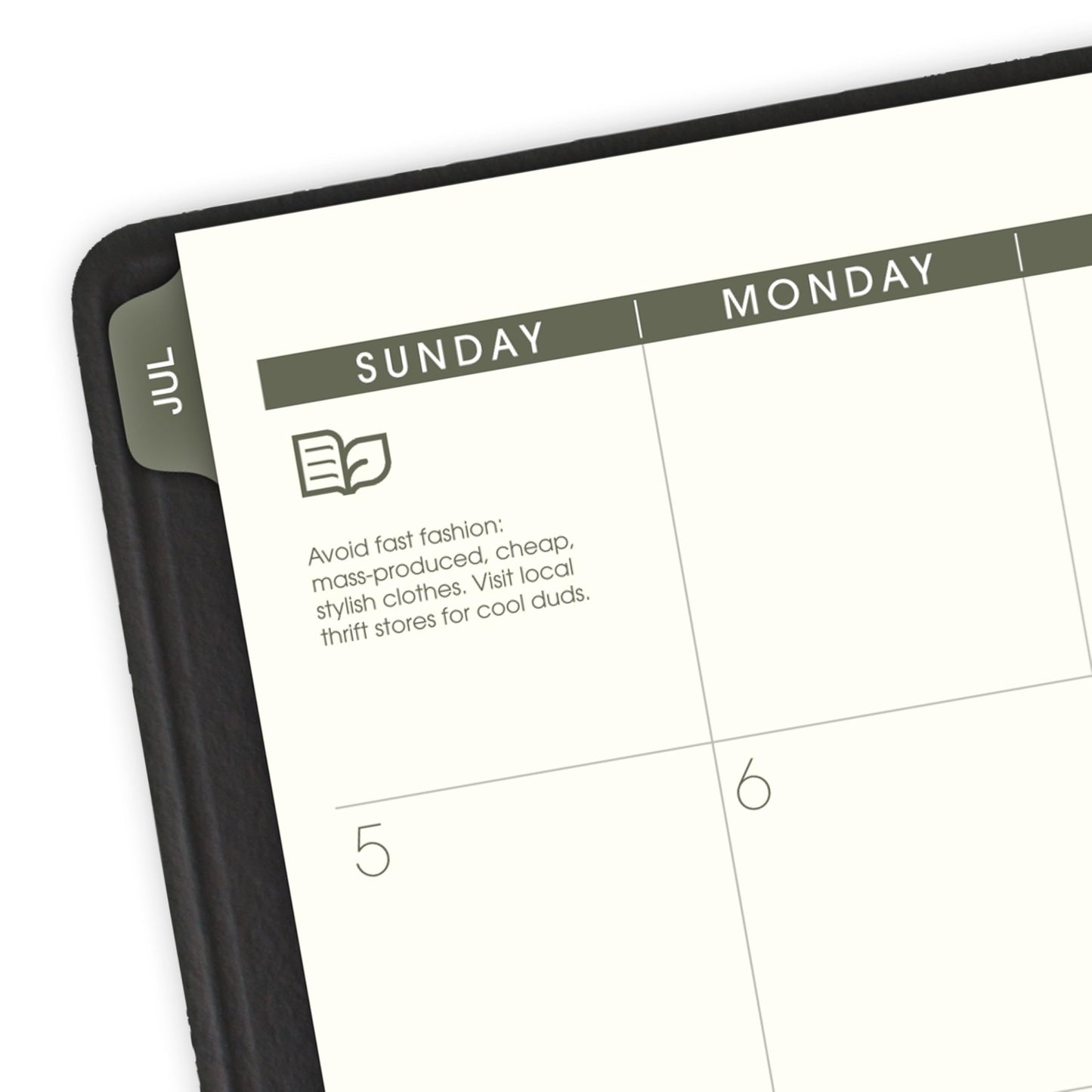 AT-A-GLANCE Planner 2026-2027 Weekly & Monthly Academic 12-Month July-June Quarter-Hourly Appointment Book, 8-1/4" x 11", Recycled, Black (70957G05)