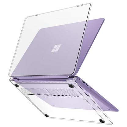 ProCase Protective Case for Latest 2025 Microsoft Surface Laptop 13 Inch, Hard Shell Transparent Cover with Durable and Lightweight Design -Crystal