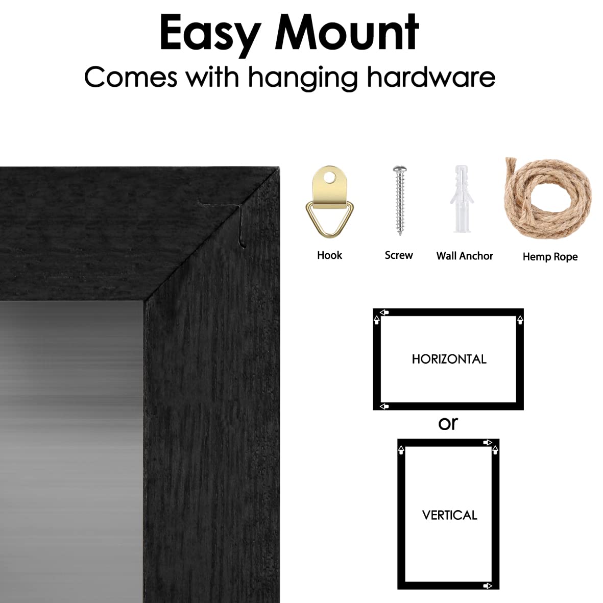 Umtiti Chalkboard, 30 * 40 cm, Black Solid Wood Frame，Magnetic Surface Chalkboard for Kitchen Home, Office, Restaurantand and Wall Decor，BK-3040-CA