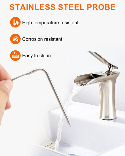 ULXIOM Air Temperature Thermometer Probe Replacement for Ninja DZ550 Foodi Smart XL 6-in-1 Dual Temp Probe Indoor Grill & Air Fryer Accessories