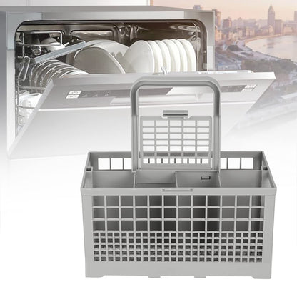 Universal Multipurpose Dishwasher Basket - Cutlery Replacement Storage Box with Handle (240 X 135 X 123mm)