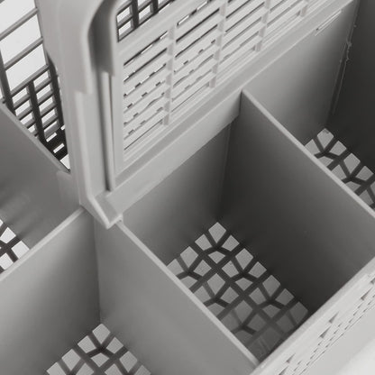 Universal Multipurpose Dishwasher Basket - Cutlery Replacement Storage Box with Handle (240 X 135 X 123mm)