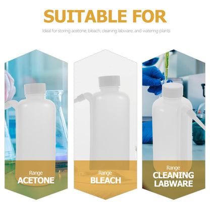 Wash Bottles 500ml 4pcs Unitary Wash Bottles Squirt Bottle Scientific Plastic PE Squirt Bottles Safety