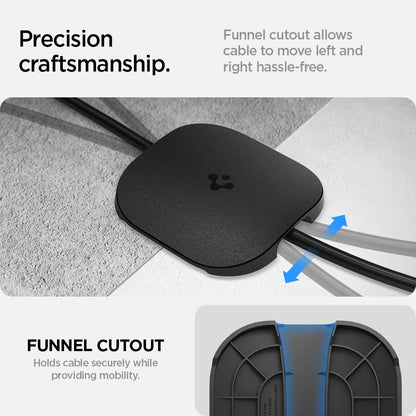 Spigen DuraPro Cable Garage Door Pass Protector for Tesla Mobile Charger and Tesla Gen 3 Wall Connector (Tesla Model 3/Y/X/S 2026/2025/2024/2023) [Compatible with 1.8in Cable Thickness EV Chargers]