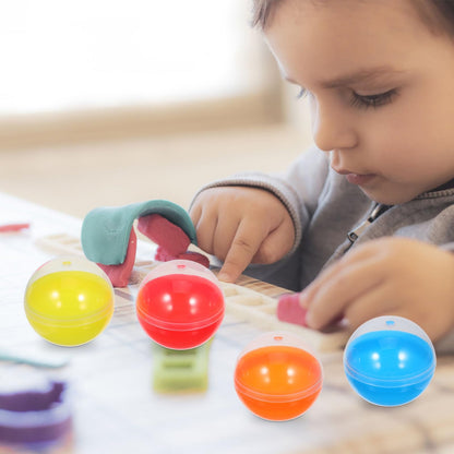 JECOMPRIS 100pcs Colorful Vending Machine Capsule: 45mm/1. 77inch Machine Fillable Balls Prize Pod for Party