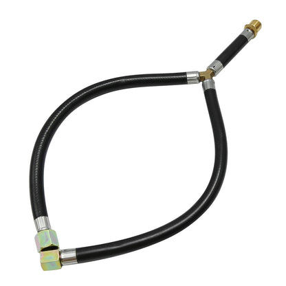 Vkinman 3/8" Flare Gas Barbecue Grill Extension Connection Flexible Hose Y-Splitter Hose Assemly Parts Inlet Pipe for BBQ Stove