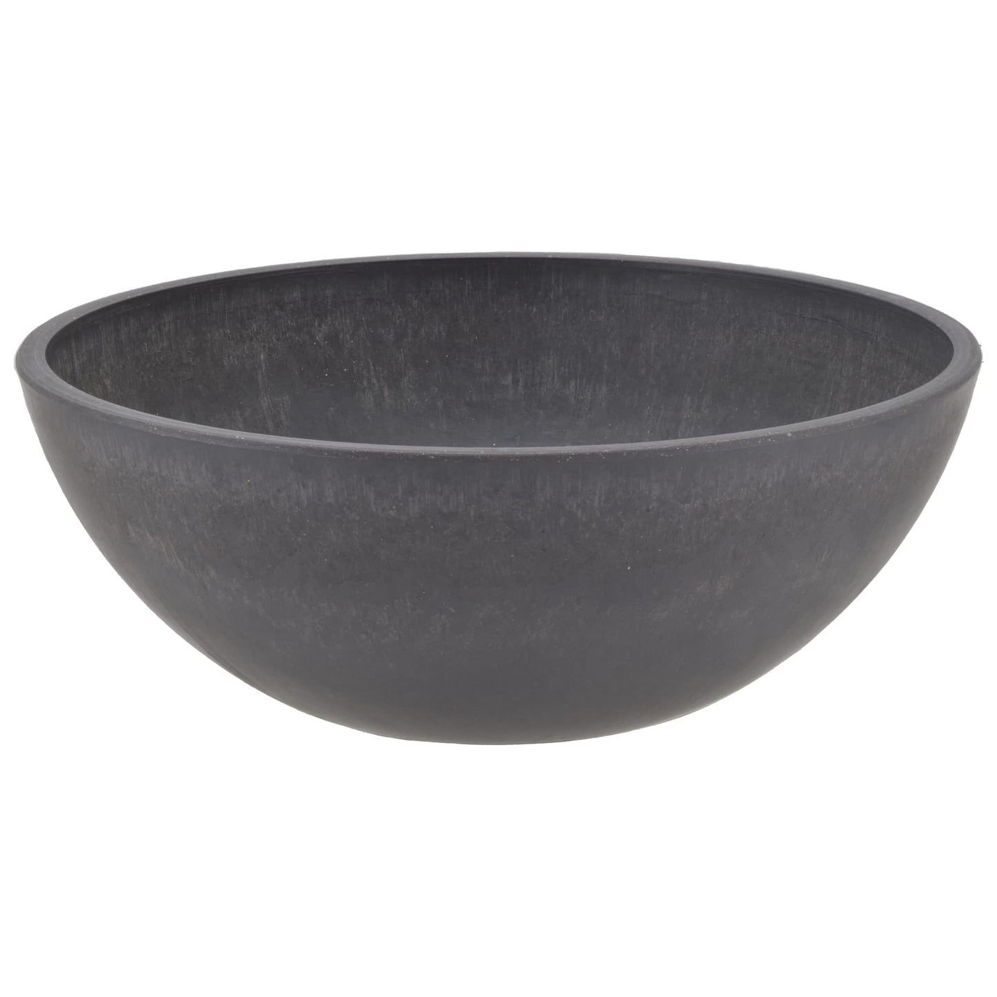 Arcadia PSW M30DC Garden Bowl, 12 by 4.5-Inch, Dark Charcoal