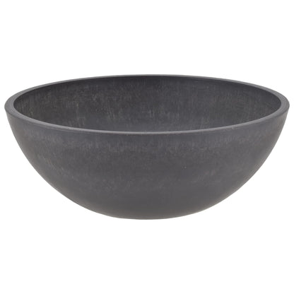 Arcadia PSW M30DC Garden Bowl, 12 by 4.5-Inch, Dark Charcoal