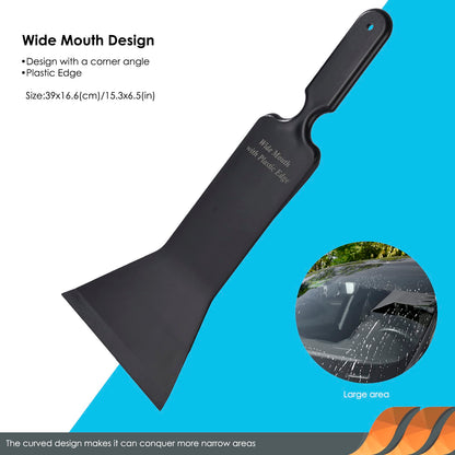 EHDIS Window Tint Bulldozer Squeegee Scrubber Paddle Squeegee, Long Handle Flat Glass Bulldozer Tint Tool for Car Front Windows Rear Glass Cleaning, Auto Window Tinting Car Glass Film Installation