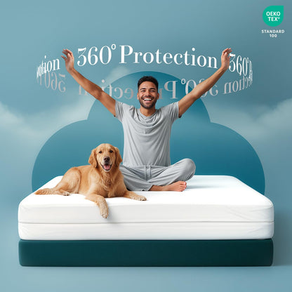 Utopia Bedding Zippered Mattress Encasement Queen - 100% Waterproof and Bed Bug Proof Mattress Protector - Absorbent, Six-Sided Mattress Cover