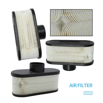 Anxingo 11013-7047 Air Filter 49065-7007 Oil Filter Spark Plug for Kawasaki FR651V FR691V FR730V FS481V FS541V FS600V FS651V FS691V FS730V 4-Stroke Engine John Deere BobCat Gravely Tune Up Kit