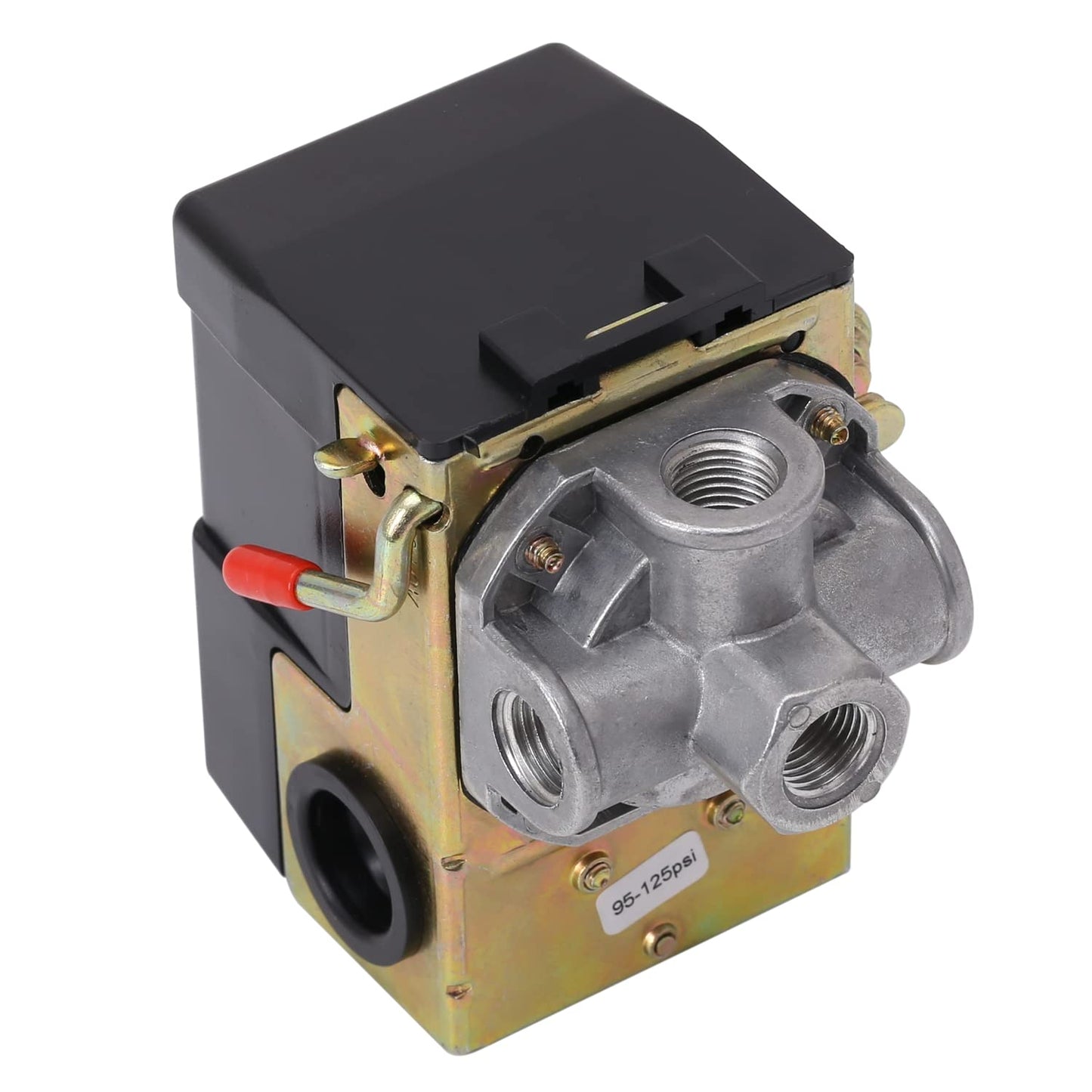Air Compressor Pressure Switch 95-125 PSI 4 Port 1/4" NPT Air-Pump Pumptrol