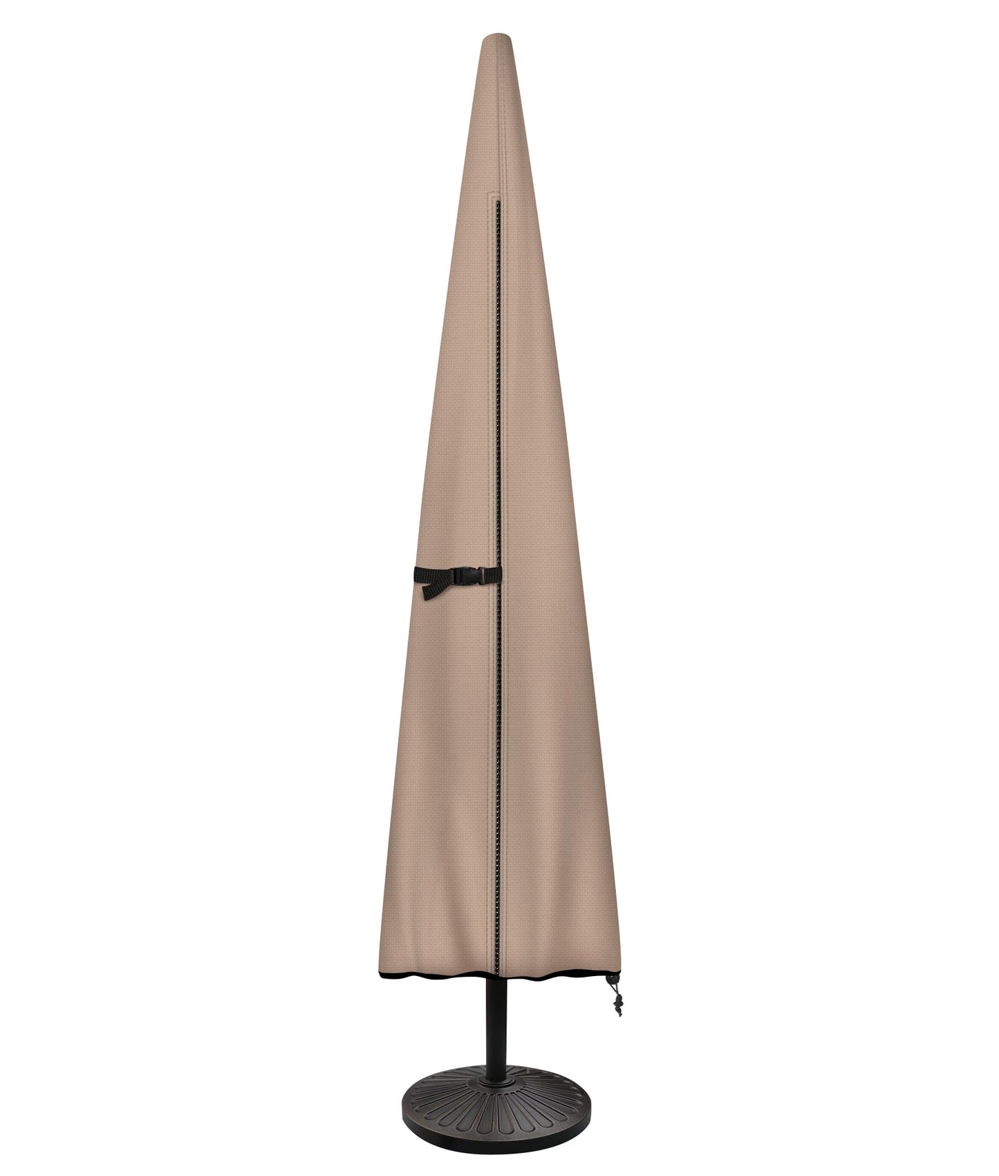 ULTCOVER Patio Parasol 600D Waterproof Outdoor Market Umbrella Cover - Fits Market Umbrella 7-10 Feet