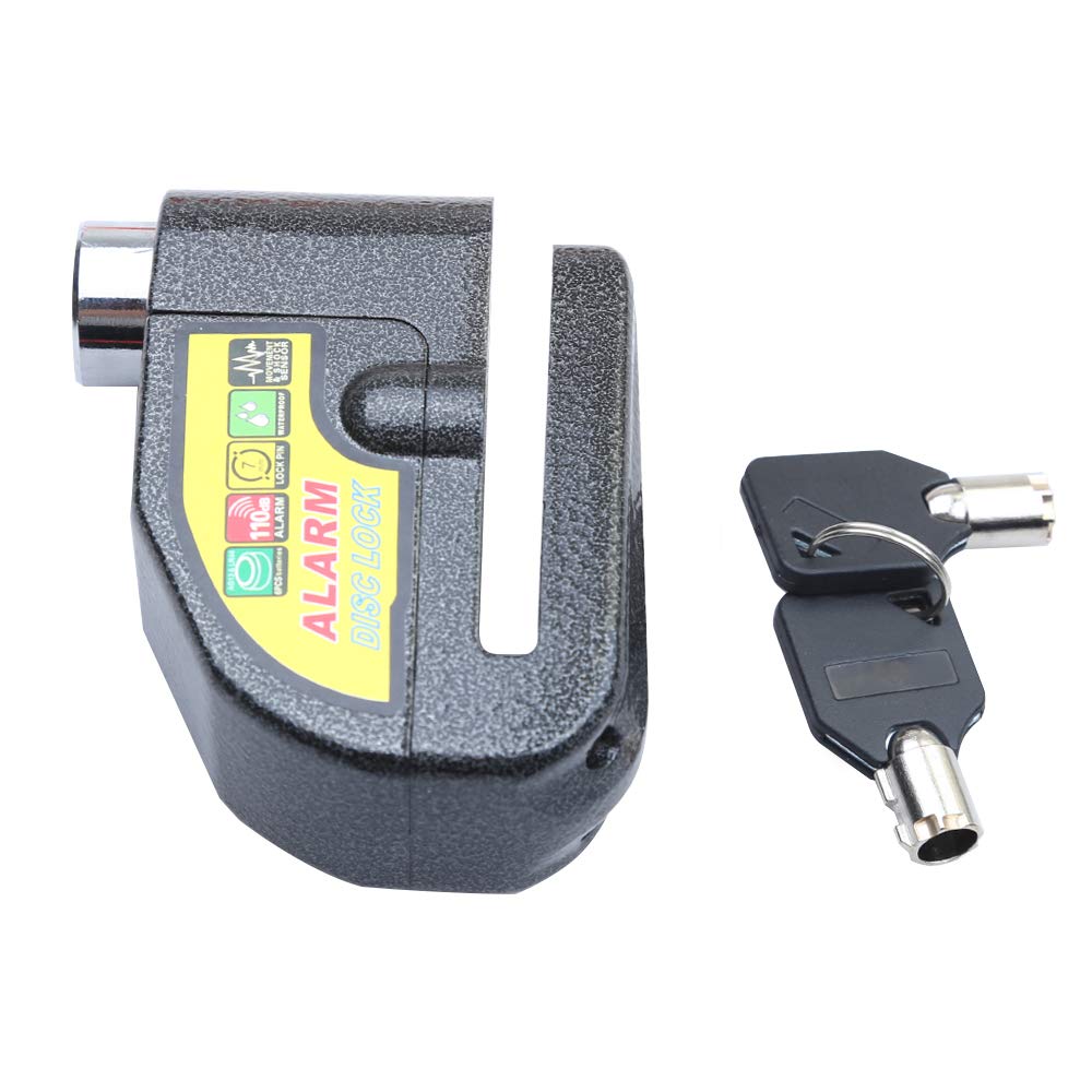 Anxingo Alarm Disc Lock Motorbike Anti-Theft Disc Brake Lock with 110dB Alarm Sound for Motorcycle Bike Scooter