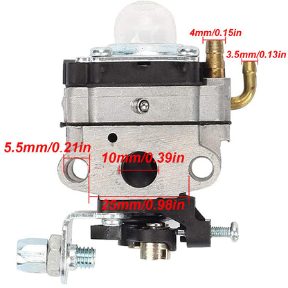 ZAMDOE FG100 GX31 Carburetor Replacement for Honda 4 Stroke Tiller GX22 GX31 HHE31C Edger HHT31S UMK431 UMK431K1 Trimmer/Brush Cutter 16100-ZM5-A95 16100-ZM5-803 with Air Filter Spark Plug