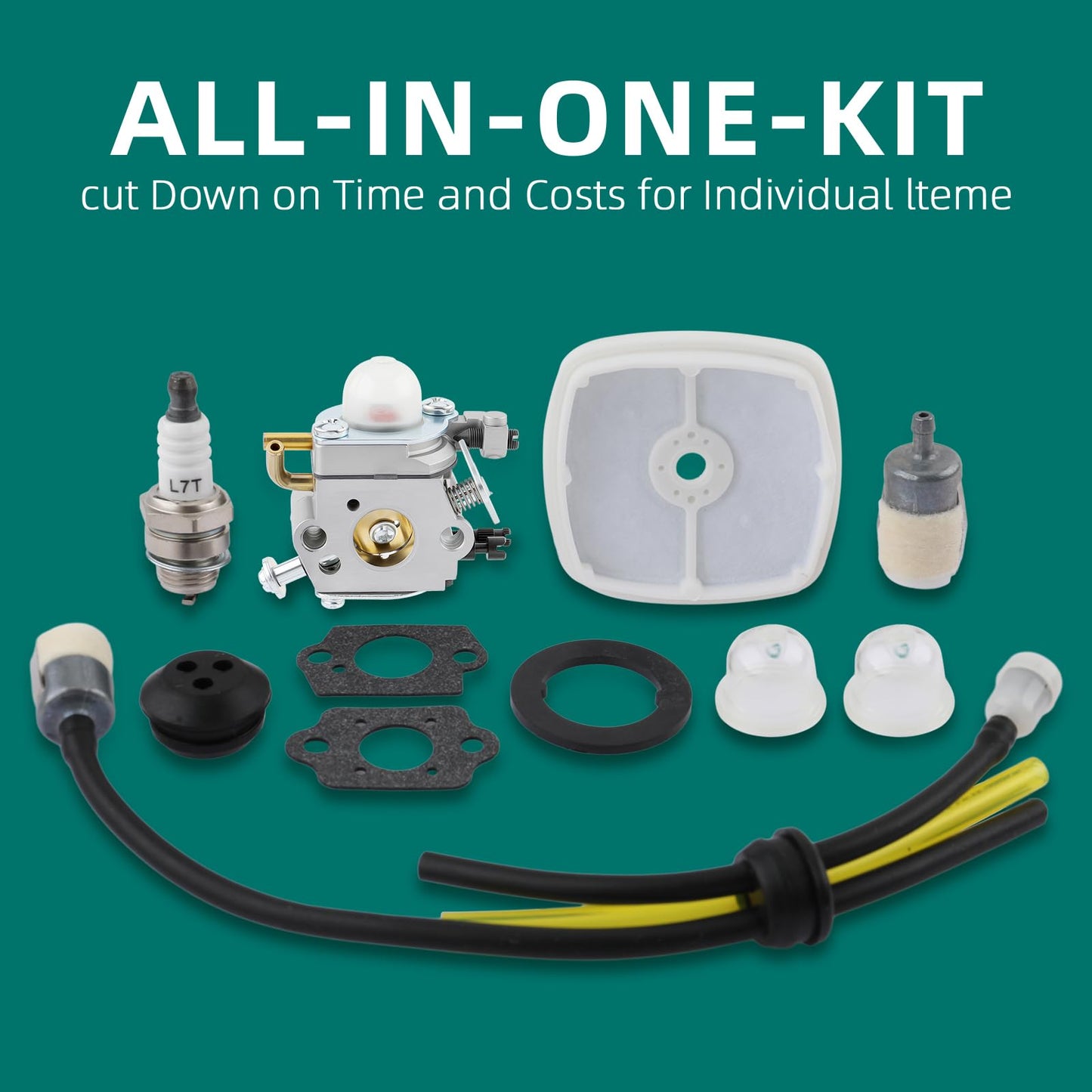C1U K78 Carburetor for Echo PB200 ES211 PB201 ES210 Blower with Air Filter Spark Plug Tune Up Kit