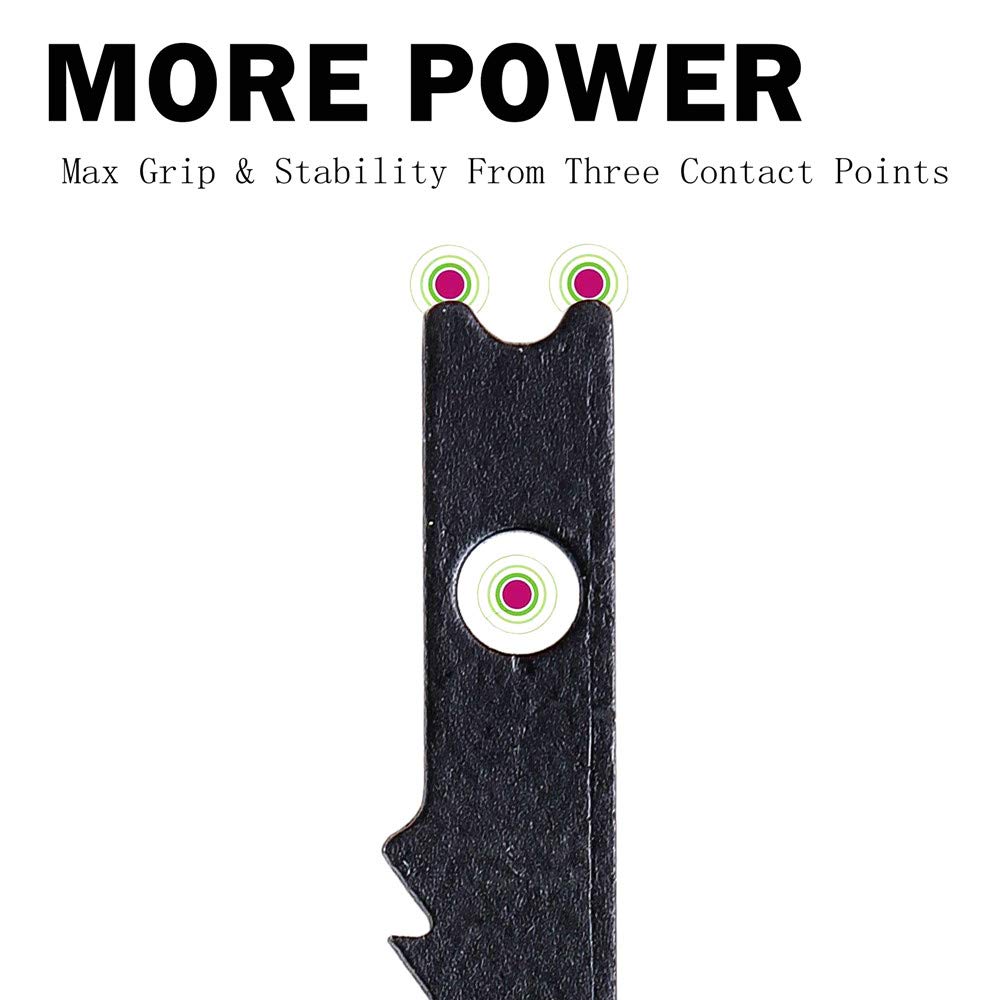 30PCS U-Shank Jig Saw Blade Set for Wood Plastic Metal Cutting, Replace Bosch DEWALT SKIL Black and Decker Jigsaw Blades U Shank Includes 6T 8T 10T 14T 18T 24T 32T with 420D Zipper Bag