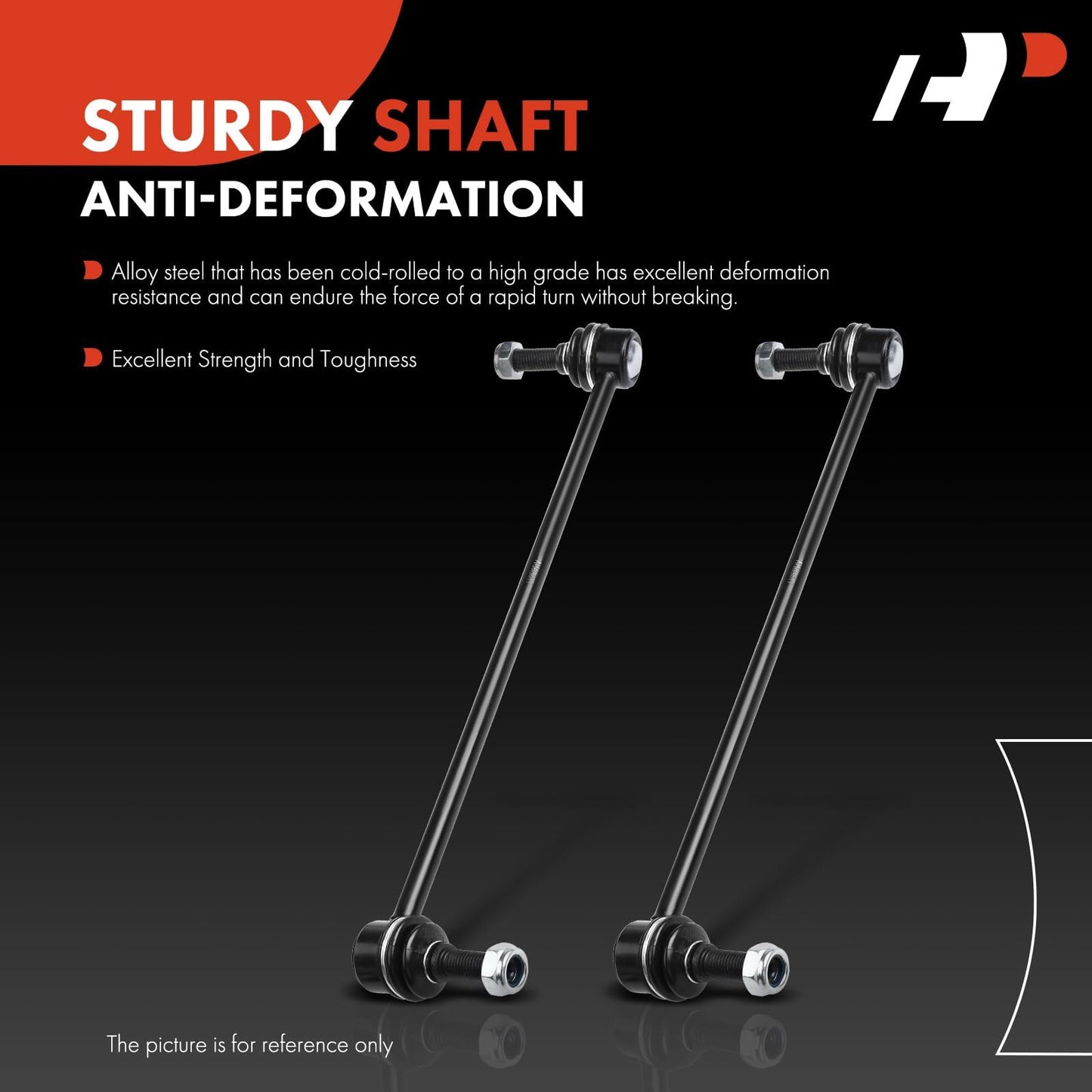 A-Premium 2 x Front Sway Bar Links Stabilizer Bar Links, Compatible with Kia Sorento 2011-2013, Hyundai Santa Fe 2007-2012, Veracruz 2007-2012
