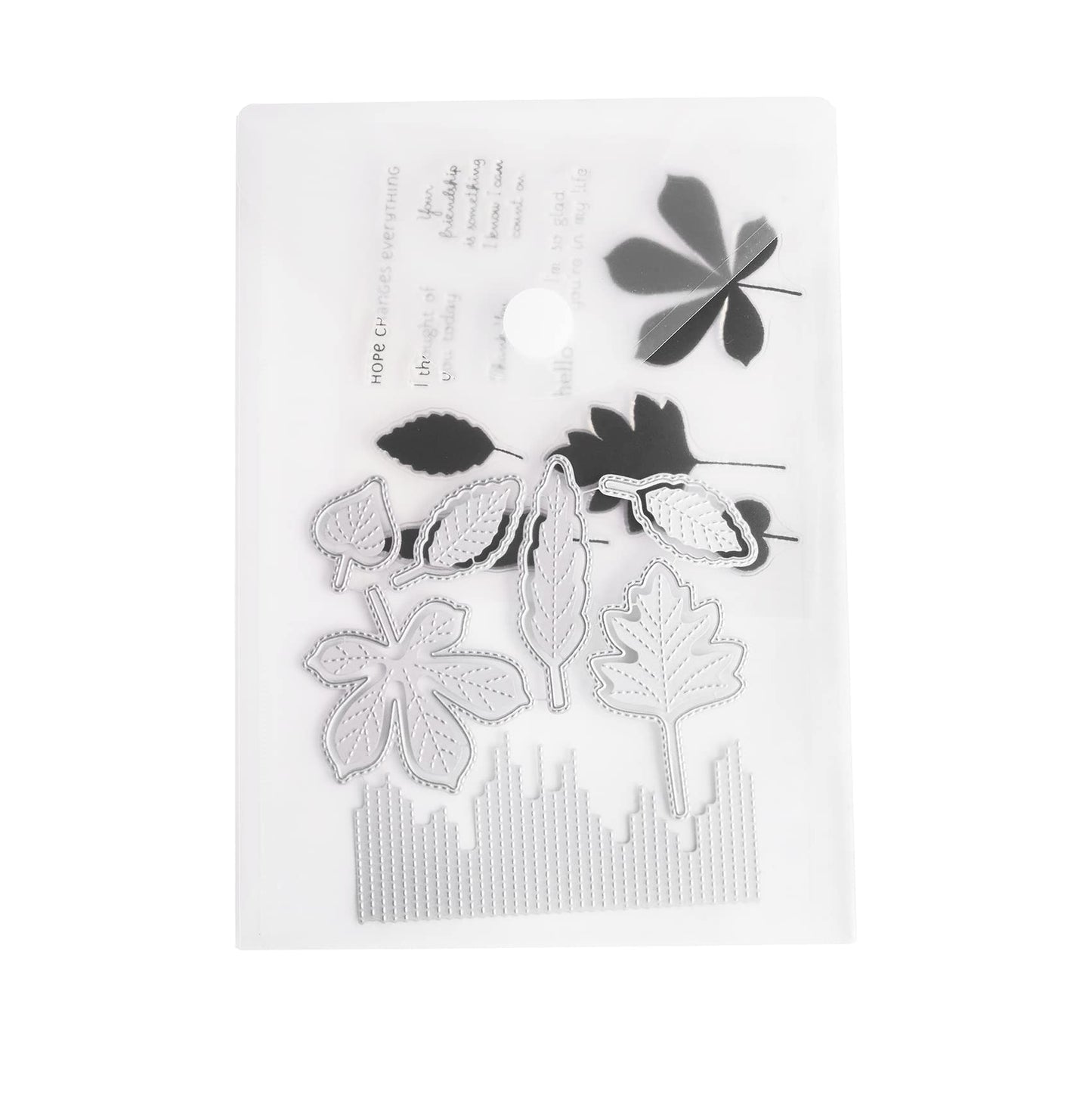 YESSART 7x9 Clear Plastic Envelopes Hook Loop Closure Receipt Stickers Storage Holder 40 Pack (clear-40 pack)