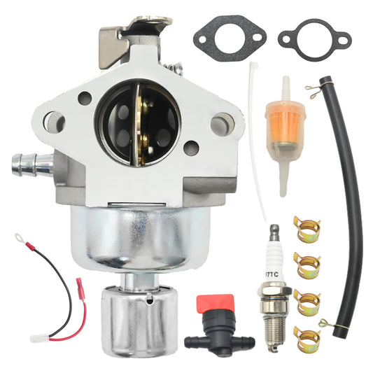 Vkinman 20 853 33-S Carburetor Kit, Carb Kit with Fuel Filter Fuel Line Replacement for Kohler SV590 SV600 SV601 SV620 CV490 CV492 18HP 19HP 20HP 21HP 22HP Engines Engines Carburetor 20 853 35-S