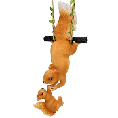 Squirrel Garden Decor,12 inchx5 inchx3 inch,Yard Statues,Fairy Garden Animals,Garden Animals Outdoor Decor,Suitable for Lawn,Patio,Deck,Porch Decoration