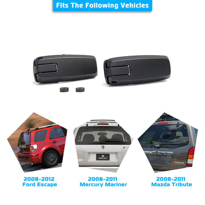 Rear Window Hinge Liftgate Glass Hinge Set Right Left Pair for 2008-2012 Ford Escape Mercury Mariner Mazda Tribute # 8L8Z78420A68C 8L8Z78420A68D 8L8Z-78420A68-C 8L8Z-78420A68-D