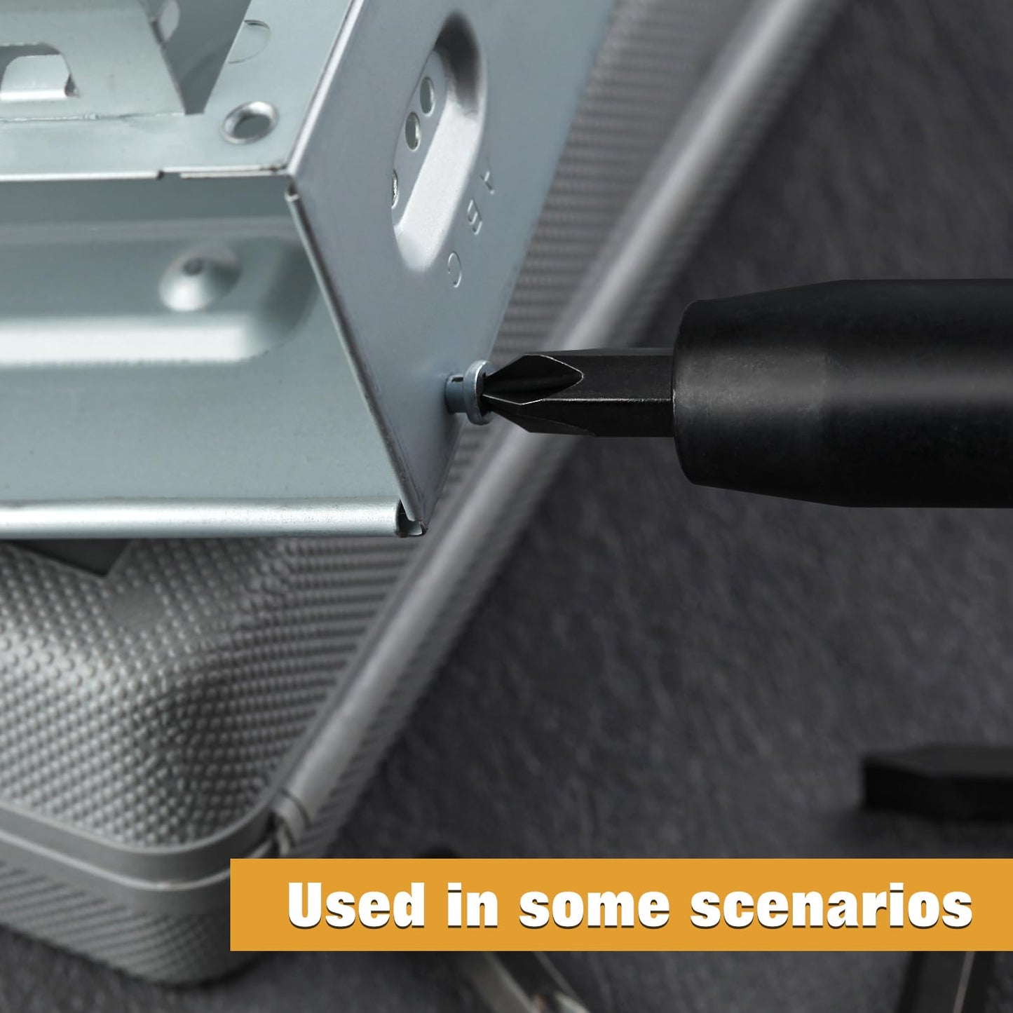 LEONTOOL 3/8 Inch Drive Manual Impact Driver Set Hand Impact Driver Extractor Tool, Reversible Hand Screwdriver Set, with Slotted and Phillips Screwdriver Bits, for Tighten/Rusted Fasteners