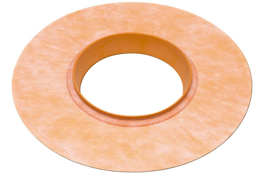 Schluter Kerdi-Seal Mixing Valve Seal Seals with Over-Molded Rubber Gaskets for Sealing Pipe Protrusions and Protecting Backing Panels - 4-1/2" Outlet Size, 1-Pack - KMSMV235/114