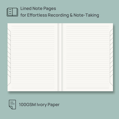 POPRUN Monthly Planner 2026-2027 (6.25" x 8.5"), 18-Month Calendar Book (Jul.26 - Dec.27), Academic Calendar Planner with Monthly Tabs, Inner Pocket, Hard Cover, 100GSM Paper - Pacific Green