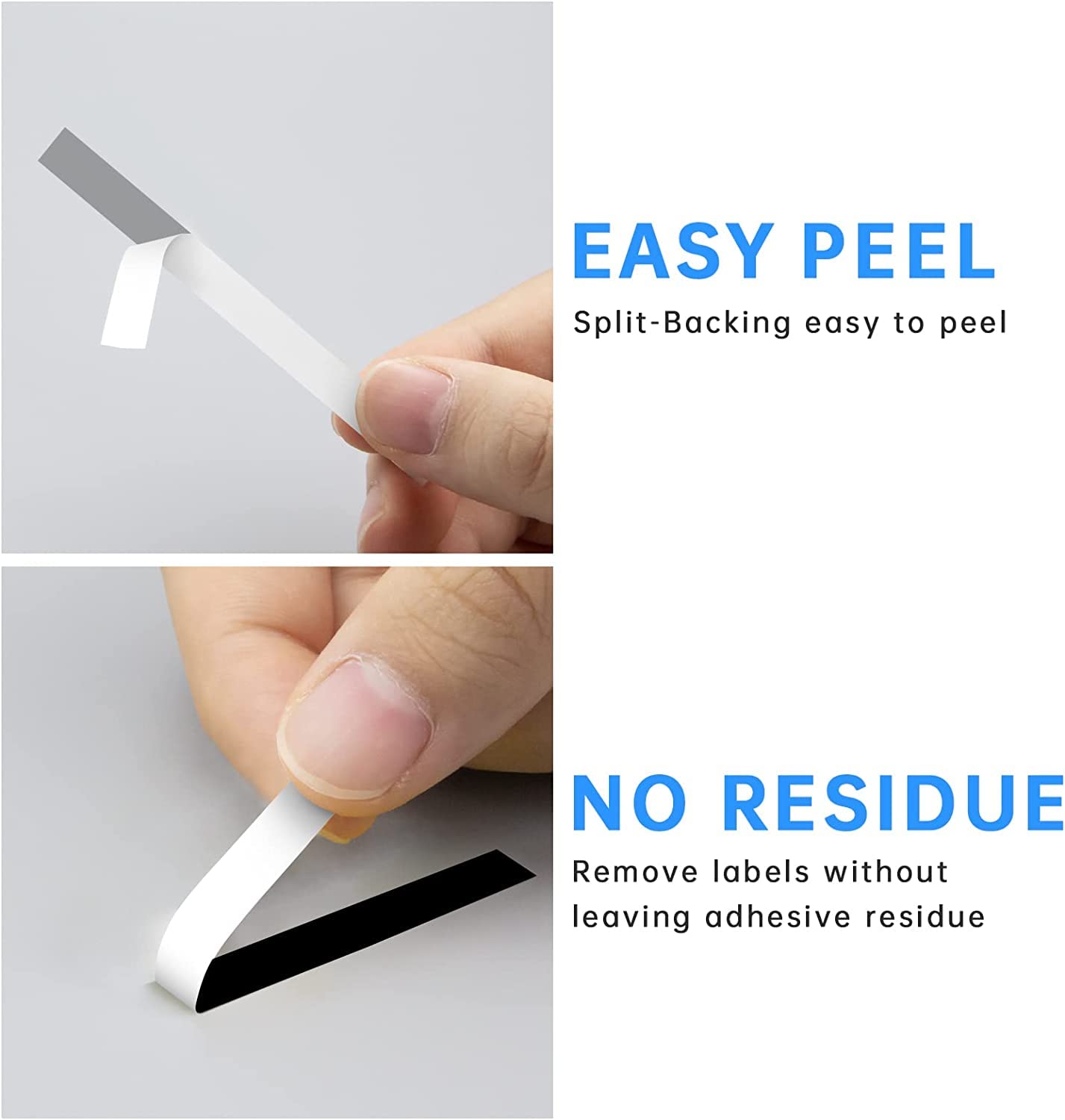 Unismar Compatible Label Tape Replacement for Brother TZe-325 TZe325 TZ325 for PT-D200 PT-D210 PT-D600 PT-D400 PT-H100 PT-H110 PT-1280 Label Maker, 3/8 inch x 26.2 feet, White on Black, 5-Pack