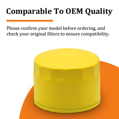 492932 492932S Oil Filter for Brigs and Straton 695396 696854, John Deere AM125424 GY20577 LG492932S, Compatible with Kawasaki 49065-7007 49065-0721 (4 PCS)