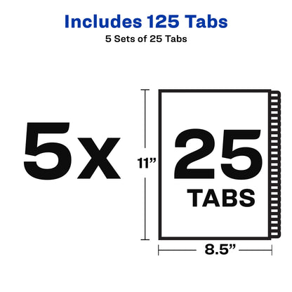Collated Legal Exhibit Dividers - Allstate Style, 26-50
