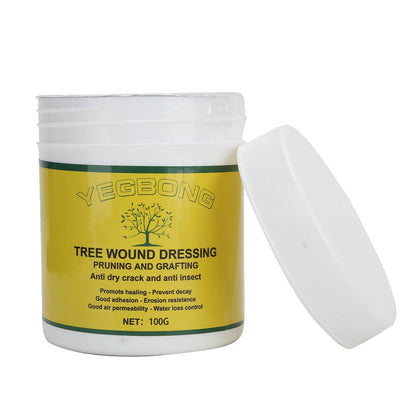 Alvinlite 300g Tree Wound Pruning Sealer with Brush, Tree Wound Dressing for Pruned and Damaged Trees, Tree Shrub Seal Repair Paste, Ready to Use Protective Seal for Trees, Shrubs