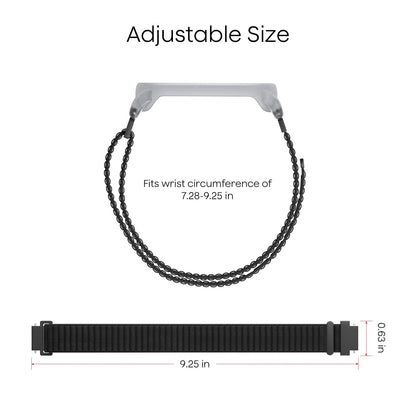 Plaud NotePin Wristband, Adjustable Wearable Strap for NotePin&NotePin S AI Voice Recorder, Breathable Nylon Band with Hook-and-Loop Closure, Fits 7.3–9.3" Wrists, NotePin AI Voice Recorder Accessory