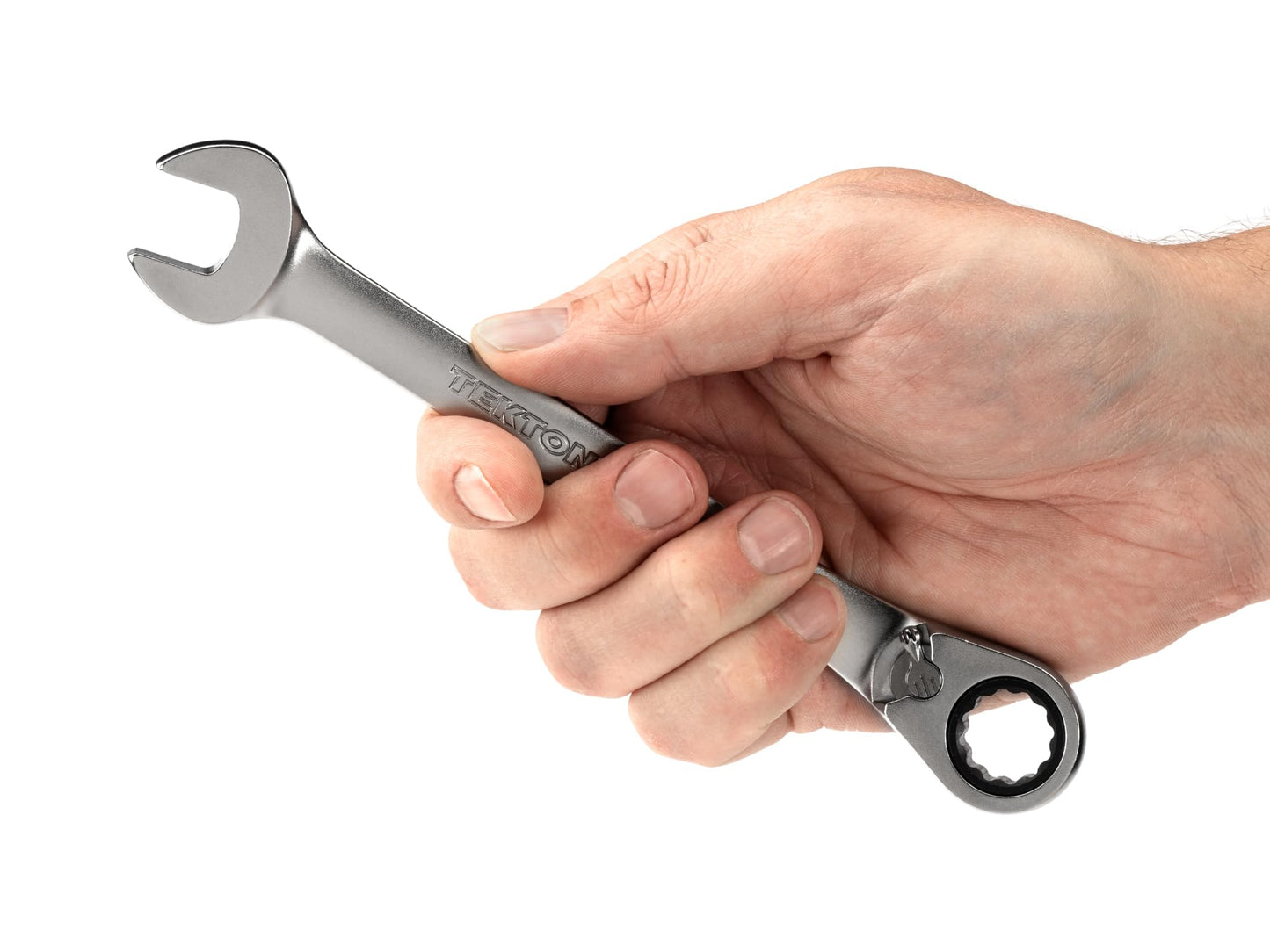 TEKTON 9/16 Inch Reversible 12-Point Ratcheting Combination Wrench | WRC23314