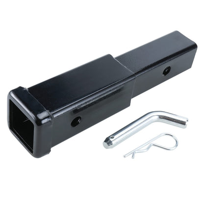 RealPlus Trailer Hitch Extender, Hitch Extension Receiver Tube for 2 Inch Receiver, 7 inch Extension Length, with 5/8 inch Hitch Pin